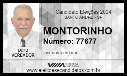 Candidato MONTORINHO 2024 - SANTO ANDRÉ - Eleições