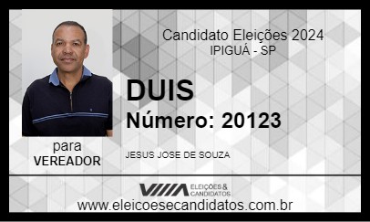 Candidato DUIS 2024 - IPIGUÁ - Eleições