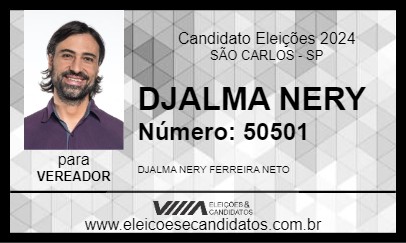 Candidato DJALMA NERY 2024 - SÃO CARLOS - Eleições