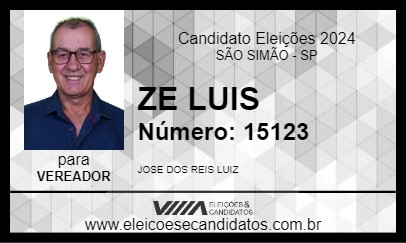 Candidato ZE LUIS 2024 - SÃO SIMÃO - Eleições