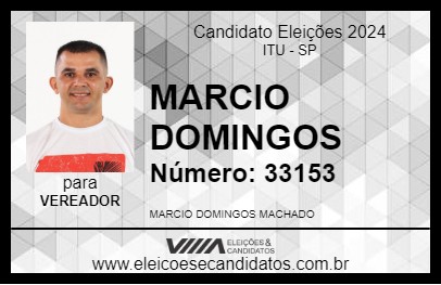 Candidato MARCIO DOMINGOS 2024 - ITU - Eleições