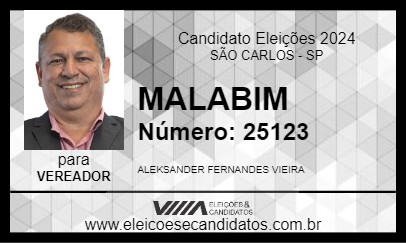 Candidato MALABIM 2024 - SÃO CARLOS - Eleições