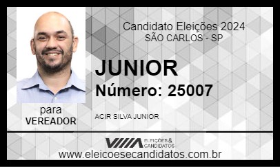 Candidato JUNIOR 2024 - SÃO CARLOS - Eleições