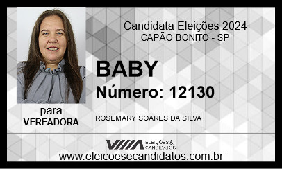 Candidato BABY 2024 - CAPÃO BONITO - Eleições