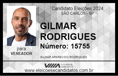 Candidato GILMAR RODRIGUES 2024 - SÃO CARLOS - Eleições