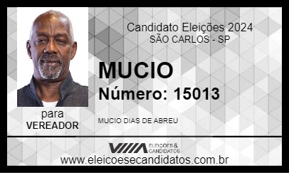 Candidato MUCIO 2024 - SÃO CARLOS - Eleições