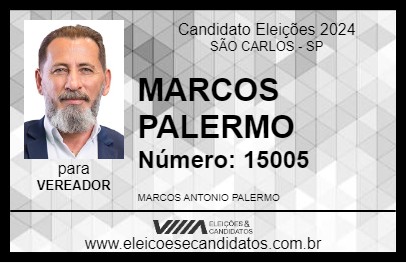 Candidato MARCOS PALERMO 2024 - SÃO CARLOS - Eleições