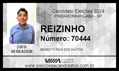 Candidato REIZINHO 2024 - PINDAMONHANGABA - Eleições