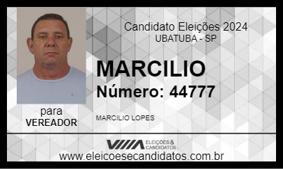 Candidato MARCILIO 2024 - UBATUBA - Eleições