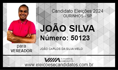 Candidato JOÃO SILVA 2024 - OURINHOS - Eleições