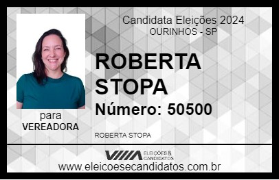 Candidato ROBERTA STOPA 2024 - OURINHOS - Eleições