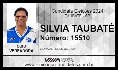 Candidato SILVIA TAUBATÉ 2024 - TAUBATÉ - Eleições