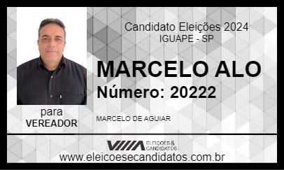 Candidato MARCELO ALO 2024 - IGUAPE - Eleições