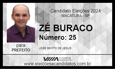 Candidato ZÉ BURACO 2024 - MACATUBA - Eleições