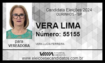 Candidato VERA LIMA 2024 - OURINHOS - Eleições