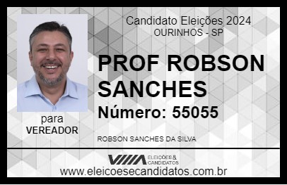 Candidato PROF ROBSON SANCHES 2024 - OURINHOS - Eleições