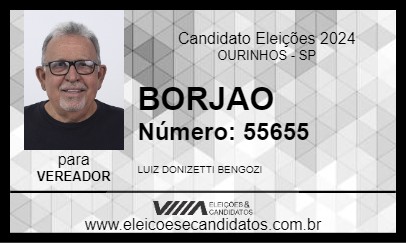 Candidato BORJAO 2024 - OURINHOS - Eleições