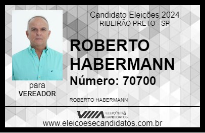 Candidato ROBERTO HABERMANN 2024 - RIBEIRÃO PRETO - Eleições