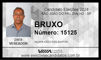 Candidato BRUXO 2024 - SÃO JOÃO DO PAU D\ALHO - Eleições