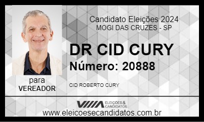 Candidato DR CID CURY 2024 - MOGI DAS CRUZES - Eleições