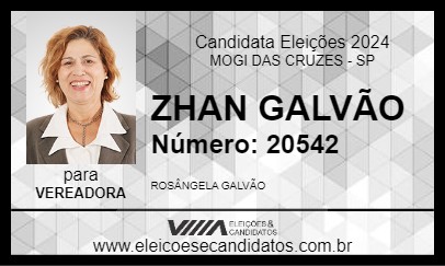 Candidato ZHAN GALVÃO 2024 - MOGI DAS CRUZES - Eleições