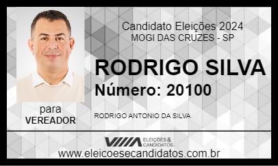 Candidato RODRIGO SILVA 2024 - MOGI DAS CRUZES - Eleições