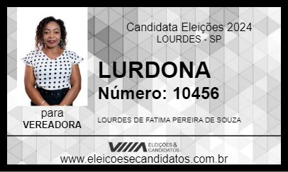 Candidato LURDONA 2024 - LOURDES - Eleições