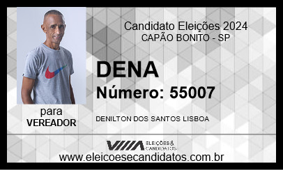 Candidato DENA 2024 - CAPÃO BONITO - Eleições