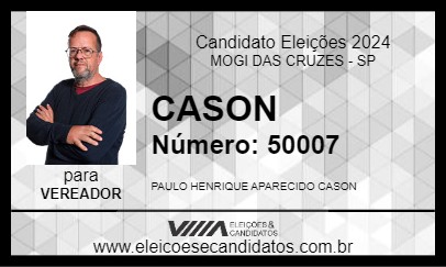 Candidato CASON 2024 - MOGI DAS CRUZES - Eleições