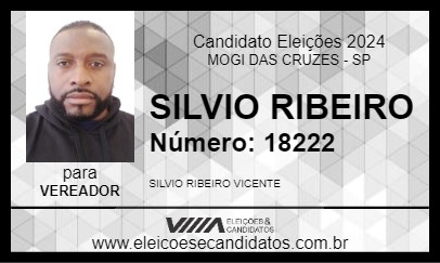 Candidato SILVIO RIBEIRO 2024 - MOGI DAS CRUZES - Eleições