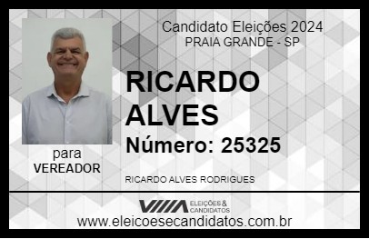 Candidato RICARDO ALVES 2024 - PRAIA GRANDE - Eleições