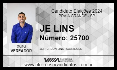 Candidato JE LINS 2024 - PRAIA GRANDE - Eleições