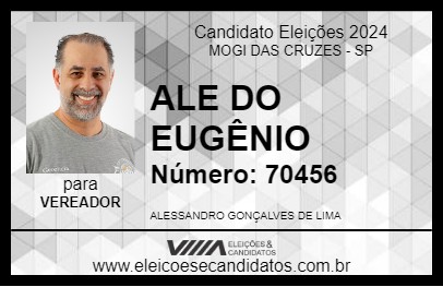 Candidato ALE DO EUGÊNIO 2024 - MOGI DAS CRUZES - Eleições