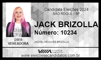 Candidato JACK BRIZOLLA 2024 - SÃO ROQUE - Eleições