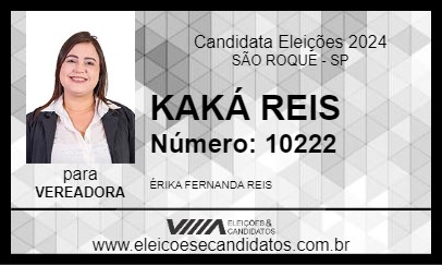 Candidato KAKÁ REIS 2024 - SÃO ROQUE - Eleições