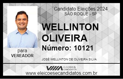 Candidato WELLINTON OLIVEIRA 2024 - SÃO ROQUE - Eleições