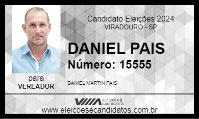 Candidato DANIEL PAIS 2024 - VIRADOURO - Eleições