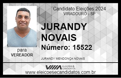 Candidato JURANDY NOVAIS 2024 - VIRADOURO - Eleições