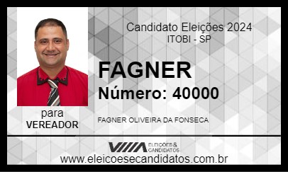 Candidato FAGNER 2024 - ITOBI - Eleições