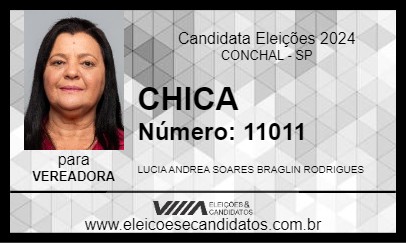 Candidato CHICA 2024 - CONCHAL - Eleições