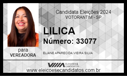 Candidato LILICA 2024 - VOTORANTIM - Eleições