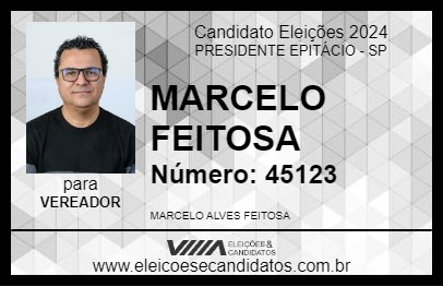 Candidato MARCELO FEITOSA 2024 - PRESIDENTE EPITÁCIO - Eleições