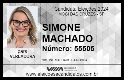 Candidato SIMONE MACHADO 2024 - MOGI DAS CRUZES - Eleições