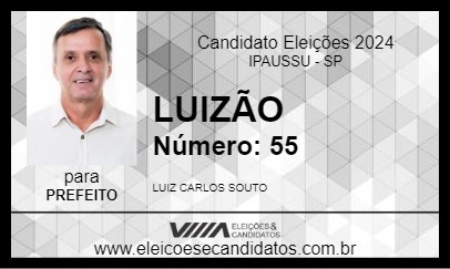 Candidato LUIZÃO 2024 - IPAUSSU - Eleições