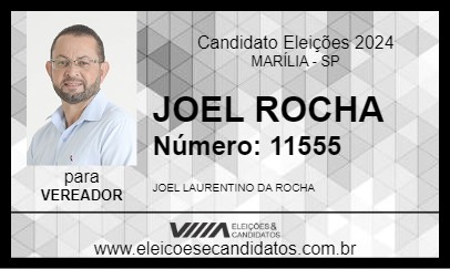 Candidato JOEL ROCHA 2024 - MARÍLIA - Eleições