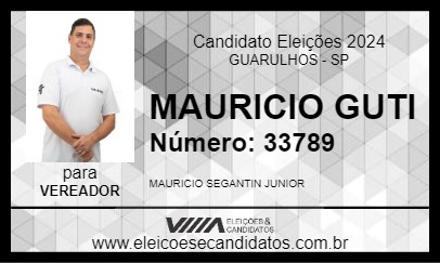 Candidato MAURICIO SEGANTIN JUNIOR 2024 - GUARULHOS - Eleições