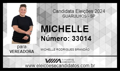 Candidato MICHELLE 2024 - GUARULHOS - Eleições