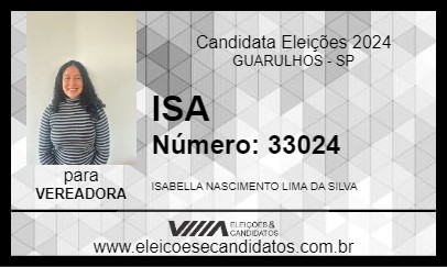 Candidato ISA 2024 - GUARULHOS - Eleições