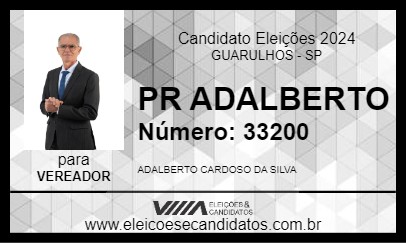 Candidato PR ADALBERTO 2024 - GUARULHOS - Eleições