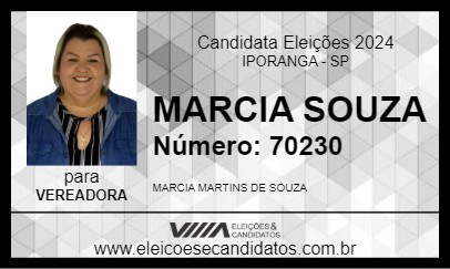 Candidato MARCIA SOUZA 2024 - IPORANGA - Eleições